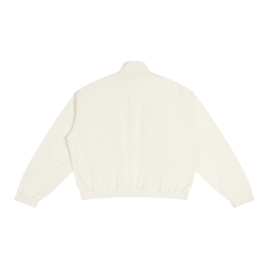Unisex Striped Full-Zip Track Jacket