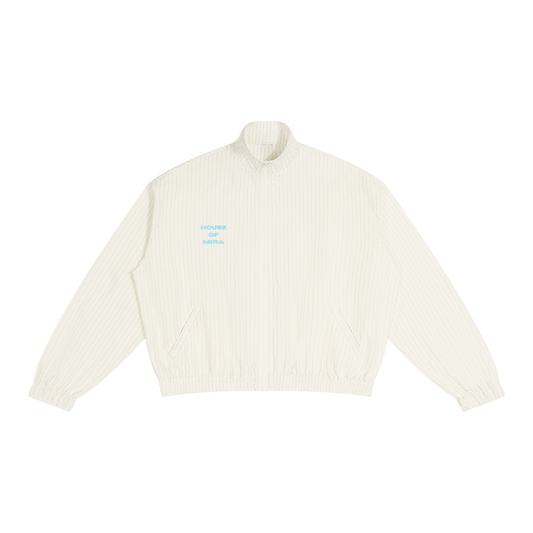 Unisex Striped Full-Zip Track Jacket