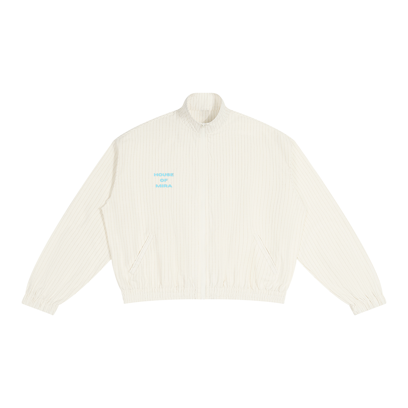 Unisex Striped Full-Zip Track Jacket